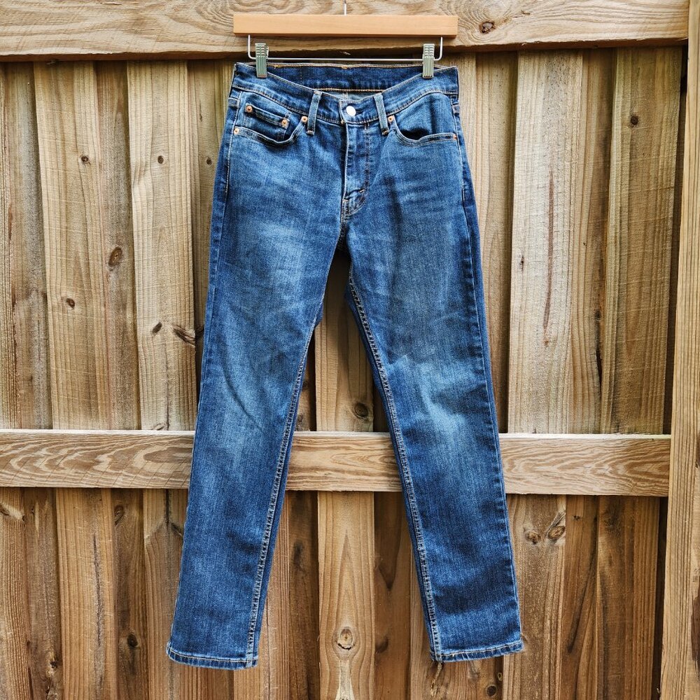 LEVI'S 511 Slim Fit Jeans | Men's Size 29W 30L | Dark Blue Wash